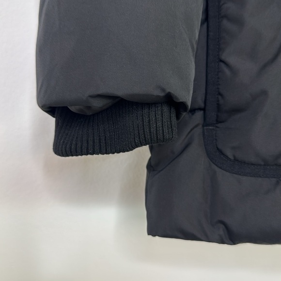 Crew Cuts Long Black Puffer Coat Girls Size M with PrimaLoft - Picture 4 of 10